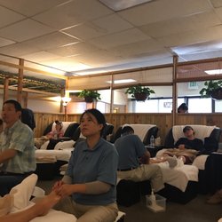relaxing station - Foot massage area with big nice seats and relaxing music