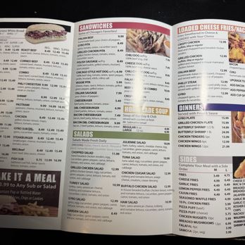 Mr Submarine - Menu - Sandwiches Near Me - Chicago, Illinois