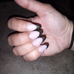 New Nails And Spa - I showed him an inspiration picture and he got it perfectly! I asked for matte on top. I'm so happy!
