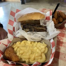 Sliced Brisket Sandwich
