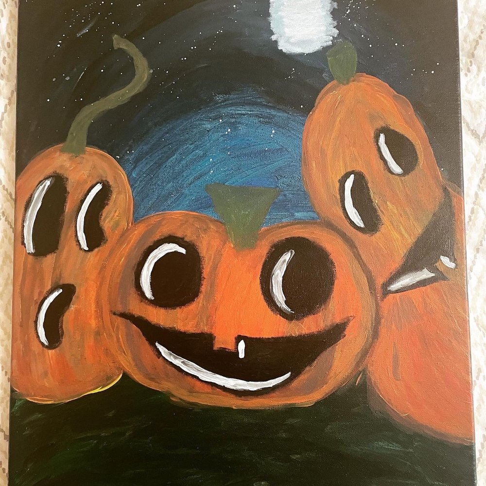 Unladylike - My painting for October ! - Paint & Sip Near Me - Chicago, Illinois Unladylike - My painting for October ! - Paint & Sip Near Me - Chicago, Illinois