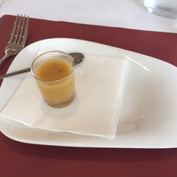 La Moule Rit - Mussels and fries (moules et frites) starts with yummy vegetable soup.