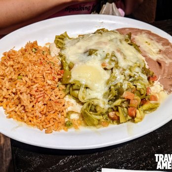 L & J Cafe - Green Chili Enchilada - Mexican Near Me - El Paso, Texas L & J Cafe - Green Chili Enchilada - Mexican Near Me - El Paso, Texas