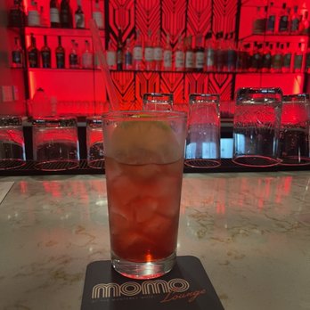 The Momo Lounge - a drink on the bar - American Near Me - Albuquerque, New Mexico