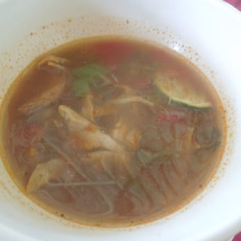 Restaurante Pueblo Maya - Lime Soup -very good - Buffets Near Me - Cancún, ROO