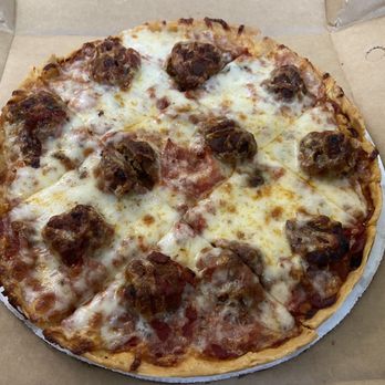 Lou Malnati's Pizzeria - Small Thin Crust Meatball - Pizza Near Me - Naperville, Illinois