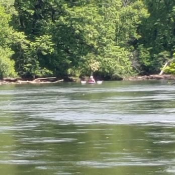 Blue Ridge Mountain Kayaking - View of Mom on the river - Rafting/Kayaking Near Me - Morganton, Georgia