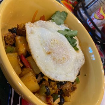 The Flying Biscuit Cafe - Chorizo Hash - Breakfast & Brunch Near Me - Raleigh, North Carolina