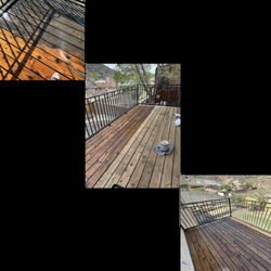 Integrity Handyman - Deck - power wash and stain