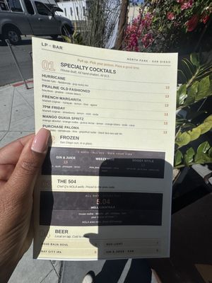 Menu photo 5 Louisiana Purchase San Diego, CA