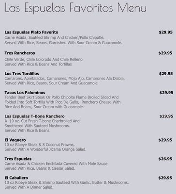 Menu photo 5 Las Espuelas Mountlake Terrace, WA
