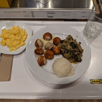 IKEA - Salmon meatballs with cabbage and mashed potatoes. Side of Mac and cheese. - Furniture Stores Near Me - Fishers, Indiana IKEA - Salmon meatballs with cabbage and mashed potatoes. Side of Mac and cheese. - Furniture Stores Near Me - Fishers, Indiana