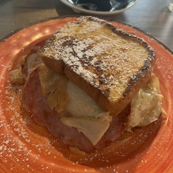 Kaffe Haus - My entree, the montecristo without the egg which probably helps. - Breakfast & Brunch Near Me - San Juan, Puerto Rico Kaffe Haus - My entree, the montecristo without the egg which probably helps. - Breakfast & Brunch Near Me - San Juan, Puerto Rico