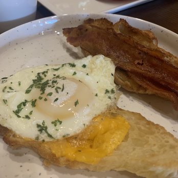 Cafe June - Bacon, egg, and cheese on croissant - Coffee & Tea Near Me - Ellicott City, Maryland Cafe June - Bacon, egg, and cheese on croissant - Coffee & Tea Near Me - Ellicott City, Maryland