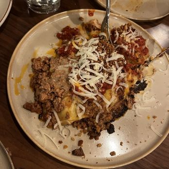 Bruschetta - Our half eaten 20 layer lasagna that was totally amazing !!!! - Italian Near Me - Stateline, Nevada Bruschetta - Our half eaten 20 layer lasagna that was totally amazing !!!! - Italian Near Me - Stateline, Nevada