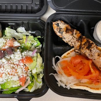 Greek Islands - SM Athenian Salad (1SK) CHICKEN KEBAB - Greek Near Me - Omaha, Nebraska Greek Islands - SM Athenian Salad (1SK) CHICKEN KEBAB - Greek Near Me - Omaha, Nebraska