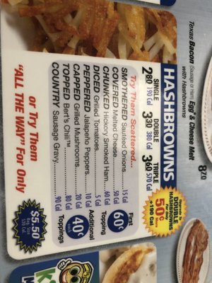 Menu photo 6 Waffle House Mesa, AZ