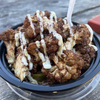 Amedia - Fried Cauliflower bowl with garlic sauce - Lebanese Near Me - Portland, Oregon Amedia - Fried Cauliflower bowl with garlic sauce - Lebanese Near Me - Portland, Oregon