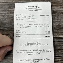 My receipt of my order which I got my money is worth pricing is good