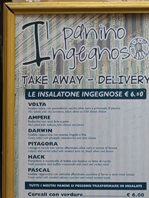 Menu photo 3 Il Panino Ingegnoso Rome, RM Menu photo 3 Il Panino Ingegnoso Rome, RM