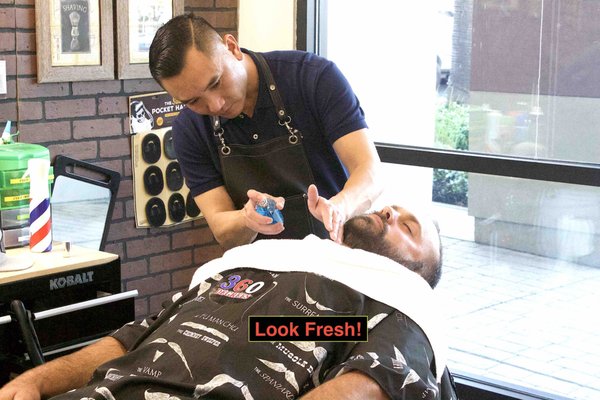 Hot Lather Shave - Call Today for an Appointment! Hot Lather Shave - Call Today for an Appointment!