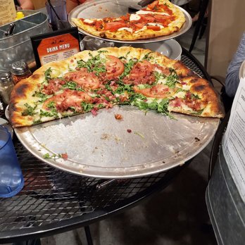 The Lagoon - Margarita and BLT special pizza - Gluten-Free Near Me - Lake George, New York The Lagoon - Margarita and BLT special pizza - Gluten-Free Near Me - Lake George, New York