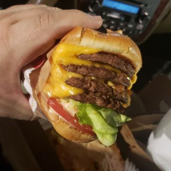 In-N-Out Burger - secret menu 4x4... yea, it worth tha wait lol! - Fast Food Near Me - Aurora, Colorado