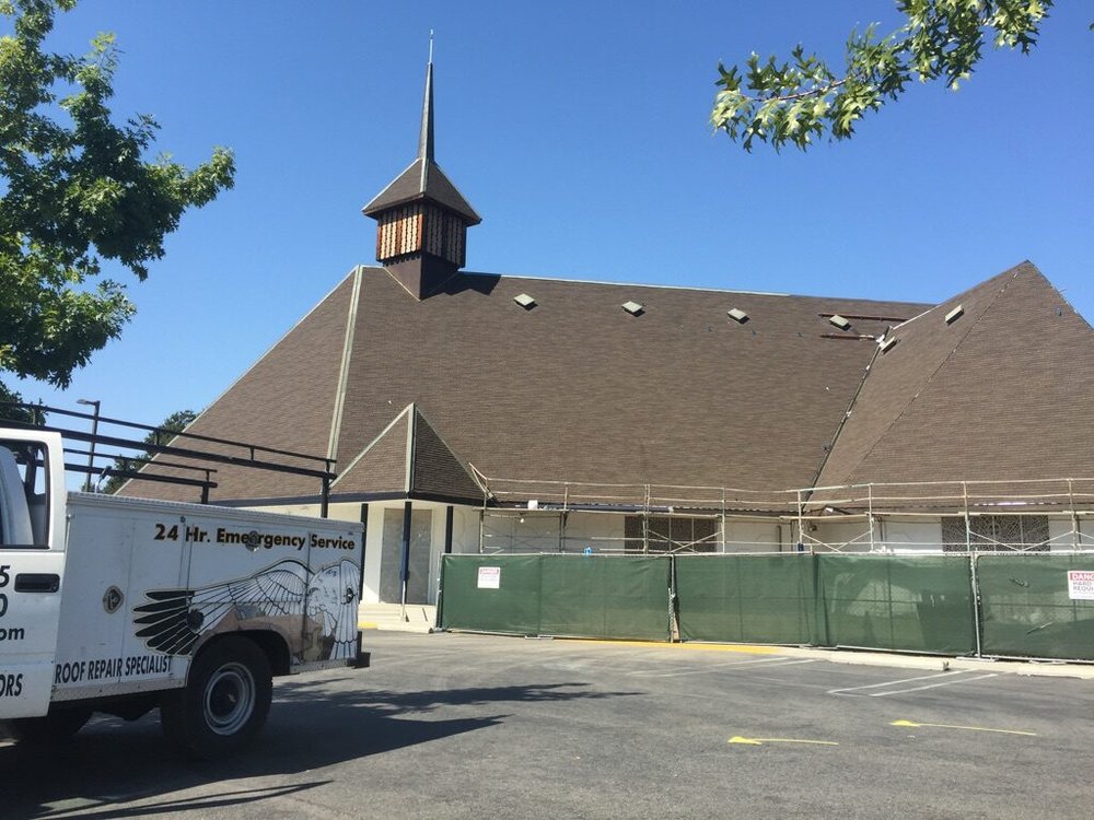 Slide of Falcon Roofing