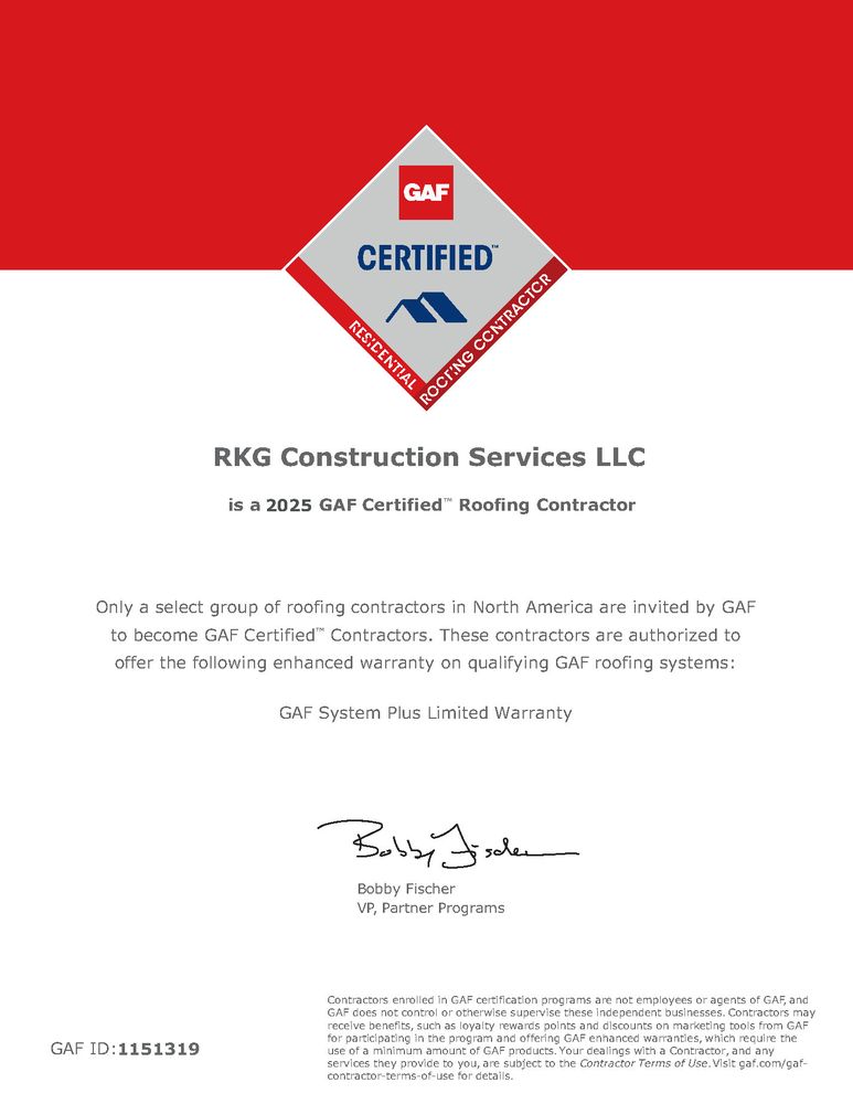 Slide of RKG Construction Services