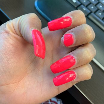 Painted Nails and Spa - My nails after 3 days of getting them done. Diamonds I paid $3 each fell off. I - Nail Salons Near Me - San Ramon, California