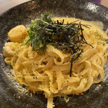 Wasuta Pasta - Uni scallop fettuccine - Japanese Near Me - Richmond, British Columbia Wasuta Pasta - Uni scallop fettuccine - Japanese Near Me - Richmond, British Columbia