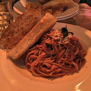 Queen St Warehouse - Braised Beef Spaghetti (Fresh herbs, tomato marinara, hint of cream + slow cook beef) - $5 - Bars Near Me - Toronto, Ontario Queen St Warehouse - Braised Beef Spaghetti (Fresh herbs, tomato marinara, hint of cream + slow cook beef) - $5 - Bars Near Me - Toronto, Ontario