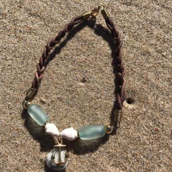 Beads and More - My sweet husband hand braided this leather anklet and beaded the rest for me! I looooove it! - Arts & Crafts Near Me - San Diego, California Beads and More - My sweet husband hand braided this leather anklet and beaded the rest for me! I looooove it! - Arts & Crafts Near Me - San Diego, California