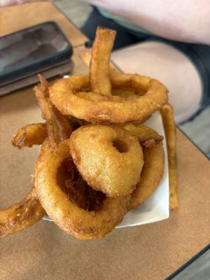 Photo of The Distinguished Wien - Mooresville, IN, US. onion rings