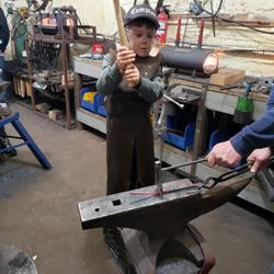 Steel Rose Forge - We have several kids experiences from 5 year-olds and up