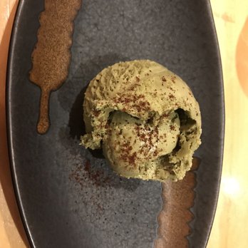 Sushi Yashin - Sushi Omakase Dessert (Green Tea Ice Cream) - Japanese Near Me - Brooklyn, New York