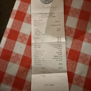 Joe & Giuseppe - Not too expensive - Italian Near Me - Arlington Heights, Illinois