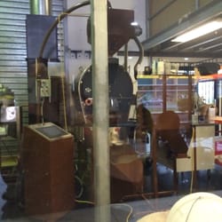 Cleanskin Coffee Co - It's either a teleported or a ridiculously good roasting machine.