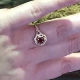 Engagement ring. Ruby with diamonds. Engagement ring. Ruby with diamonds.