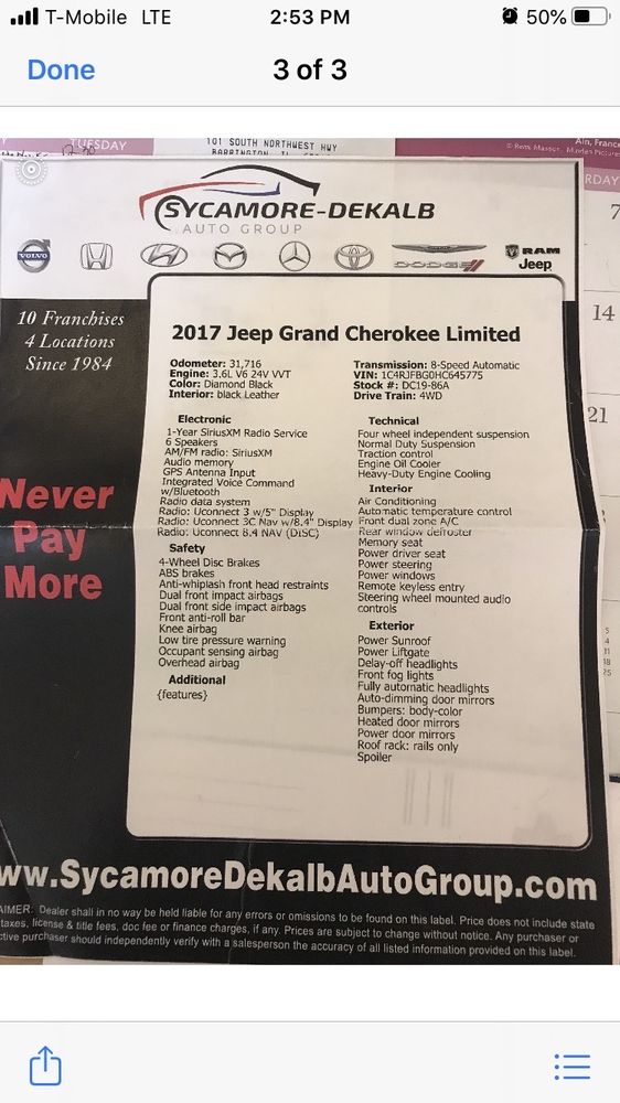 SYCAMORE CHRYSLER DODGE JEEP RAM Updated August 2024 24 Reviews 1825 Dekalb Ave, Sycamore