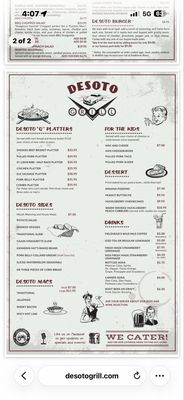 Menu photo 2 The Desoto Grill Kalispell, MT Menu photo 2 The Desoto Grill Kalispell, MT