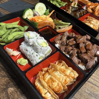 Kaiyo Sushi - Steak Bento Box - Sushi Bars Near Me - Bellevue, Nebraska