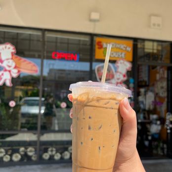 Sandwich House - Vietnamese iced coffee with sweetened condensed milk... so good and creamy! - Sandwiches Near Me - Cypress, California