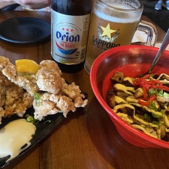 Susuru - Chicken karaage and Susuru chashu gohan with uni (mini rice bowl) - Izakaya Near Me - Orlando, Florida