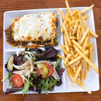 Athens Café - Moussaka ($15.95) - Mediterranean Near Me - Austin, Texas