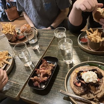 Kokomo - Plantain pancakes, bacon, fish sandwiches and burger - Caribbean Near Me - Brooklyn, New York Kokomo - Plantain pancakes, bacon, fish sandwiches and burger - Caribbean Near Me - Brooklyn, New York