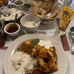61. Aloo Gobi 64. Aloo Mattar 70. Sag Paneer 16. Naan Raita 61. Aloo Gobi 64. Aloo Mattar 70. Sag Paneer 16. Naan Raita