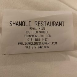 Address and contact info for restaurant