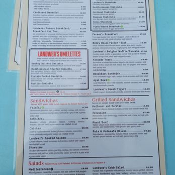 Cafe Landwer - Menu in June 2025 - Cafes Near Me - Toronto, Ontario Cafe Landwer - Menu in June 2025 - Cafes Near Me - Toronto, Ontario
