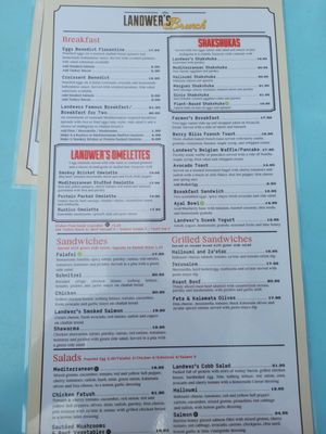 Menu photo 1 Cafe Landwer Toronto, ON Menu photo 1 Cafe Landwer Toronto, ON